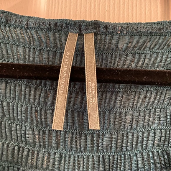 Gorgeous deep teal babydoll-esque blouse - Picture 2 of 5